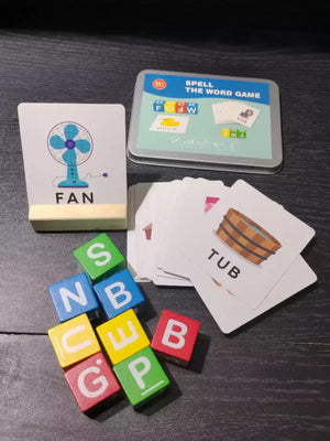 مكعبات تكوين الكلمات الانجليزية