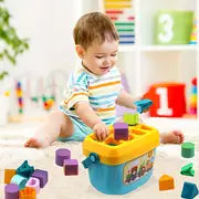 باسكت المكعبات التعليمي حروف وأشكال