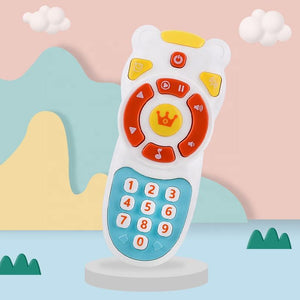 📱🎶 موبايل وريموت أطفال تفاعلي 👶