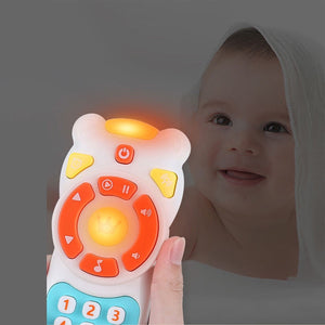 📱🎶 موبايل وريموت أطفال تفاعلي 👶