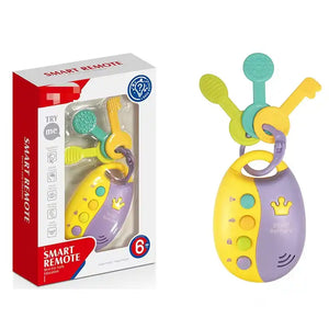 🚗🔑 عضاضة سيليكون + ريموت سيارة 🍼💡