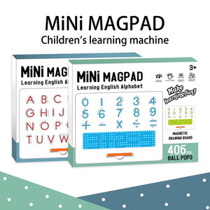 🧲 لوحة التعلّم المغناطيسية الذكية للأطفال – MiNi MAGPAD