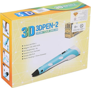 قلم الرسم ثلاثي الأبعاد 3D + سلك التلوين