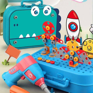 🎒شنطة تكوين الأشكال 3D مع 298 قطعة🏗️