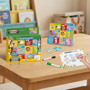 لعبة تركيب الحيوانات التعليمية Animal Puzzle Board