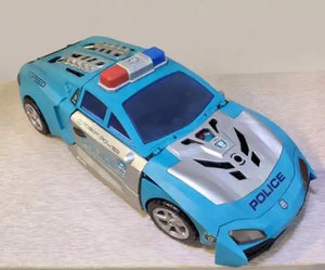 🚓 لعبة سيارة الشرطة المتحولة – Robot Police Car