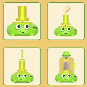🐸 لعبة تشكيل الفخار للأطفال – Kids Mini Pottery Machine