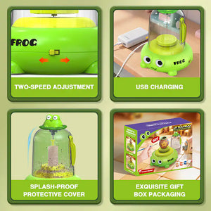 🐸 لعبة تشكيل الفخار للأطفال – Kids Mini Pottery Machine