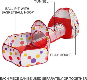 🫧 خيمة كرات اللعب للأطفال Kids Play Tent with Ball Pit