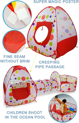 🫧 خيمة كرات اللعب للأطفال Kids Play Tent with Ball Pit