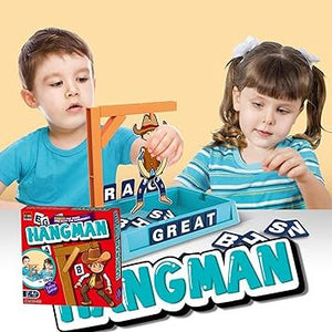 🤠 لعبة Hangman التعليمية للأطفال – لعبة الكلمات والتخمين