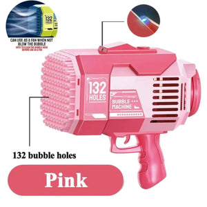 🫧 مسدس الفقاعات العملاق – Bubble Machine 132 Holes