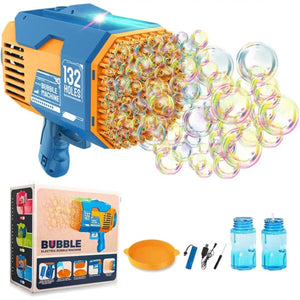 🫧 مسدس الفقاعات العملاق – Bubble Machine 132 Holes