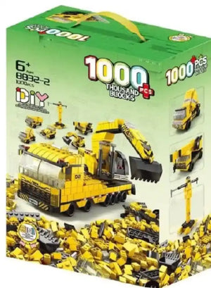 🚓🚒ليجو 1000 قطعه شرطة و بناء و اطفاء🚁🏗️
