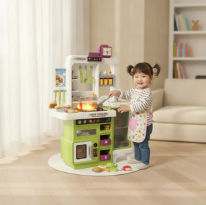 🧑🍳 مطبخ الأطفال الكبير 68 قطعة – Kids Home Cooking Kitchen Set