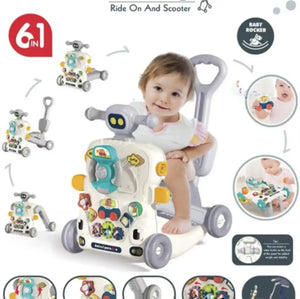🚶♂️ مشاية الأطفال التعليمية 6 في 1 – Educational baby walker