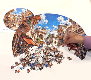 🧩 لعبة بازل السوق العربي – Arabian Market Puzzle