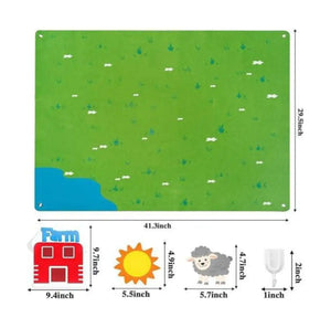 🚜 سجادة المزرعة السعيدة – Happy Farm Rug