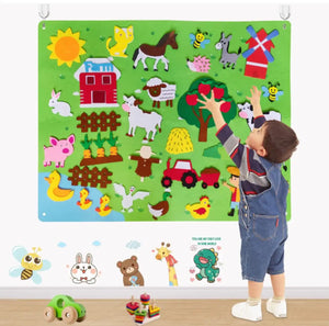 🚜 سجادة المزرعة السعيدة – Happy Farm Rug