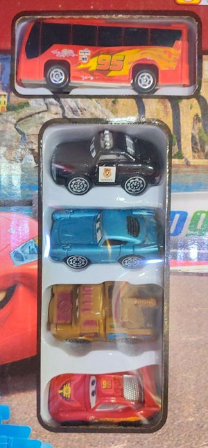 🏁🚗 مجموعة سباق سيارات برق بنزين وموقف السيارات - صورة 4