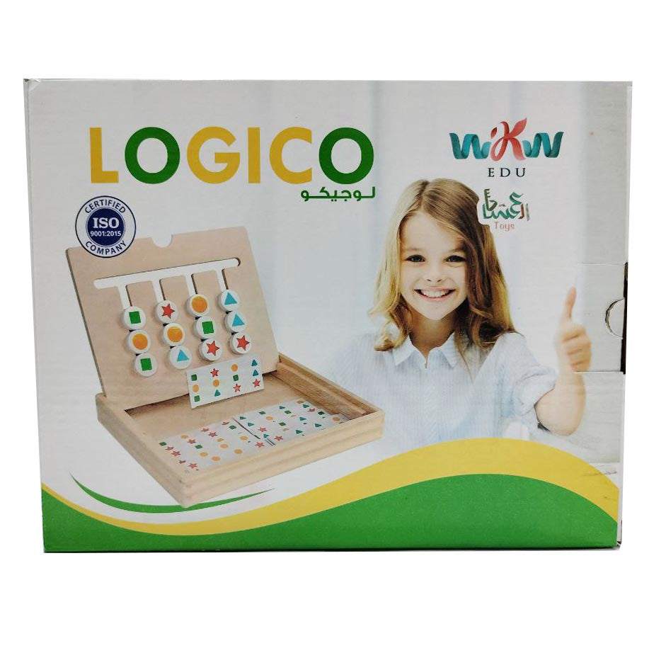 لعبة لوجيكو الخشبية