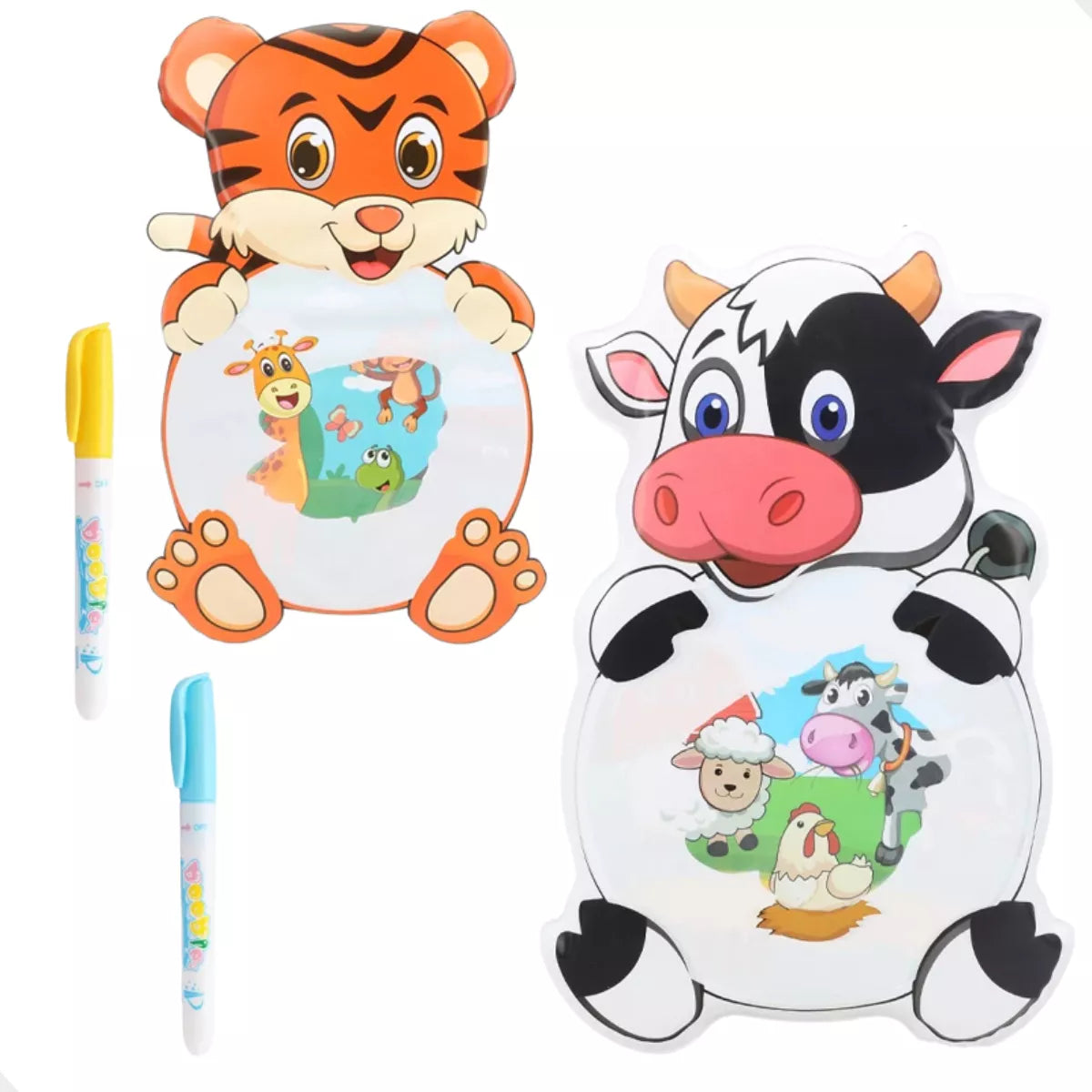 لعبة التلوين المائية 🐄🐘
