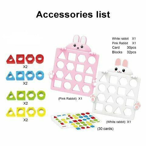 لعبة ارنب تطابق الاشكال🐰🔸🐰