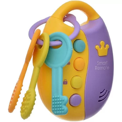 🚗🔑 عضاضة سيليكون + ريموت سيارة 🍼💡