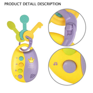 🚗🔑 عضاضة سيليكون + ريموت سيارة 🍼💡