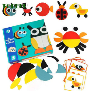 🧩 لعبة جوانيمو الإبداعية – متعة التعلم والتركيب للأطفال! 🦉🦀