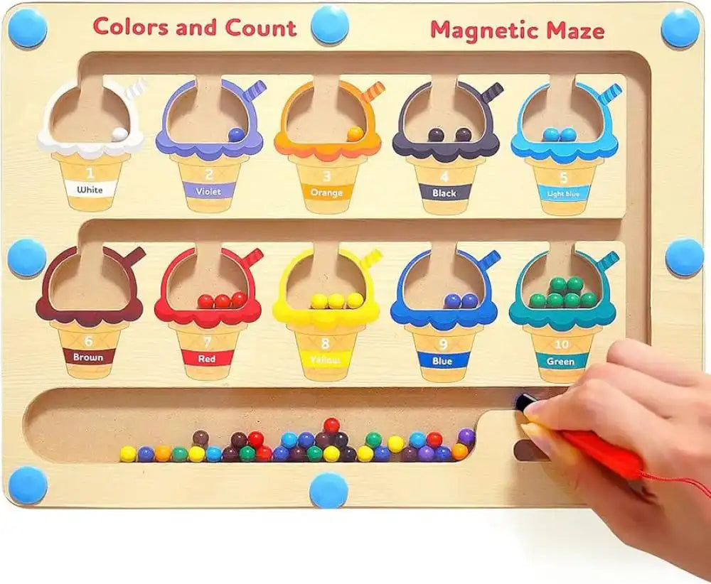 لعبة الأيس كريم المغناطيسية 🍦🎨
