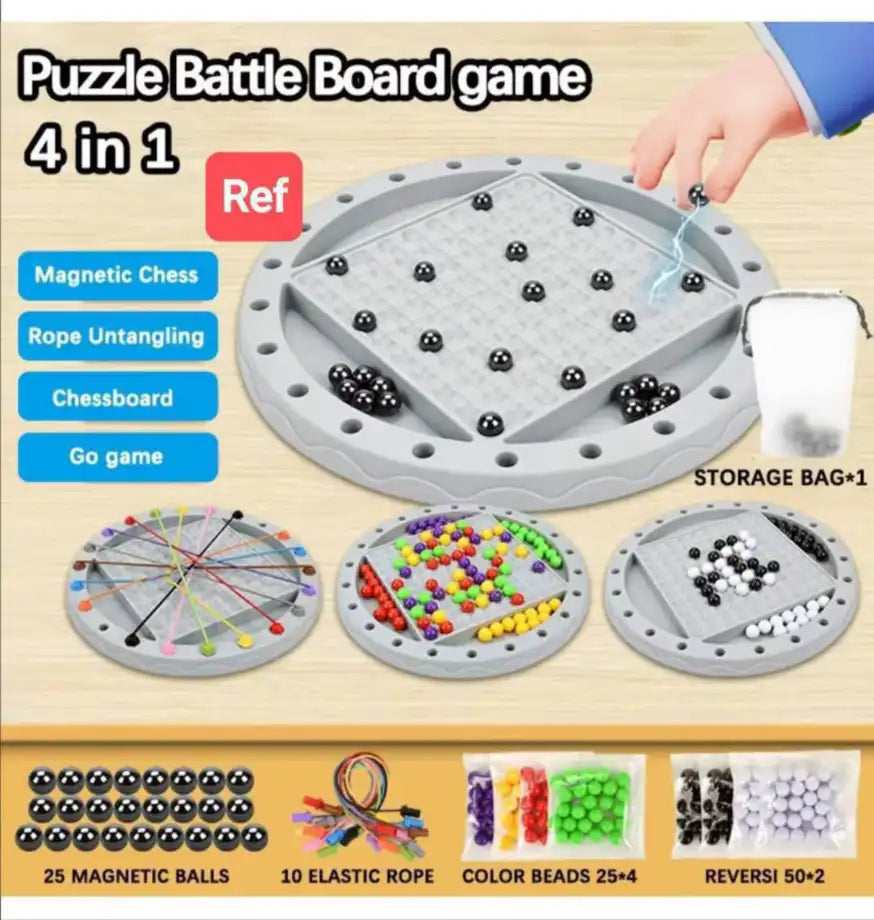 🧠 لعبة الذكاء 4×1 – Board Game 