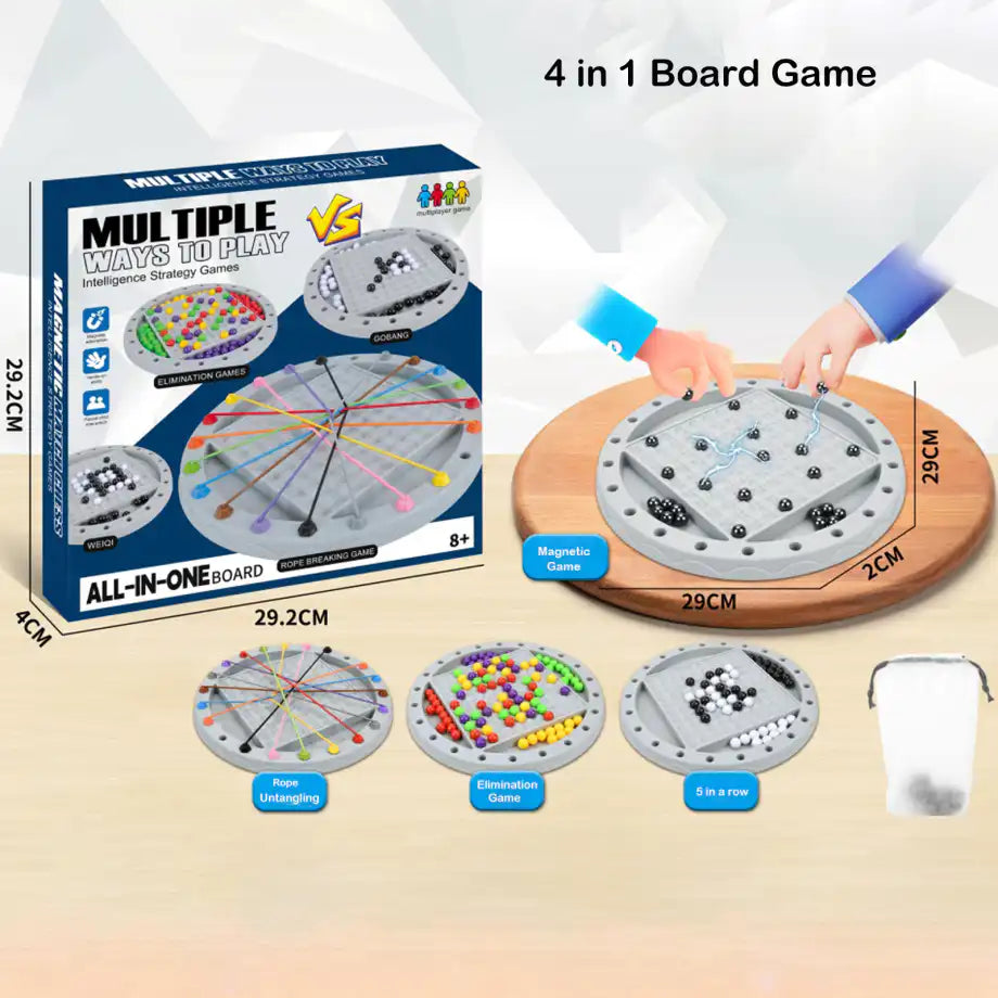🧠 لعبة الذكاء 4×1 – Board Game 
