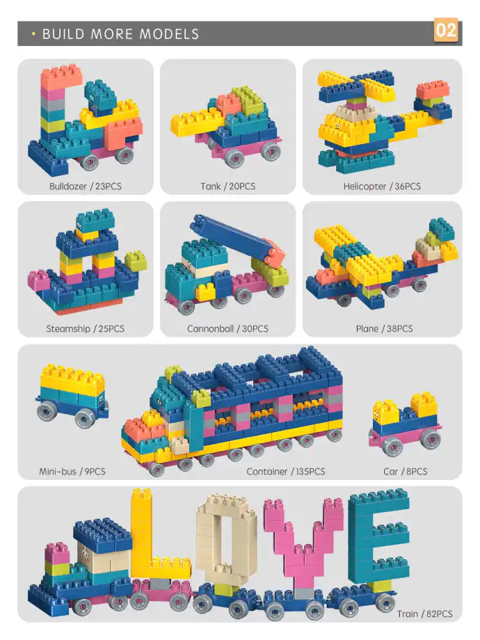 مكتب أطفال + كرسي متعدد الوظائف 300 قطعة 