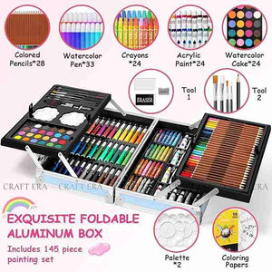 🎊✨🎨 شنطة الفنان الصغير – 145 قطعه ✨🎊