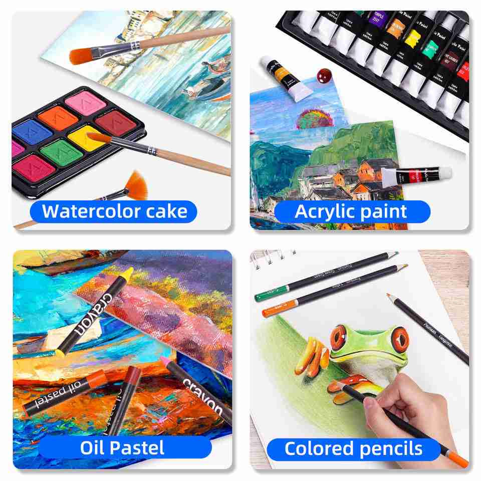 🎊✨🎨 شنطة الفنان الصغير – 145 قطعه ✨🎊