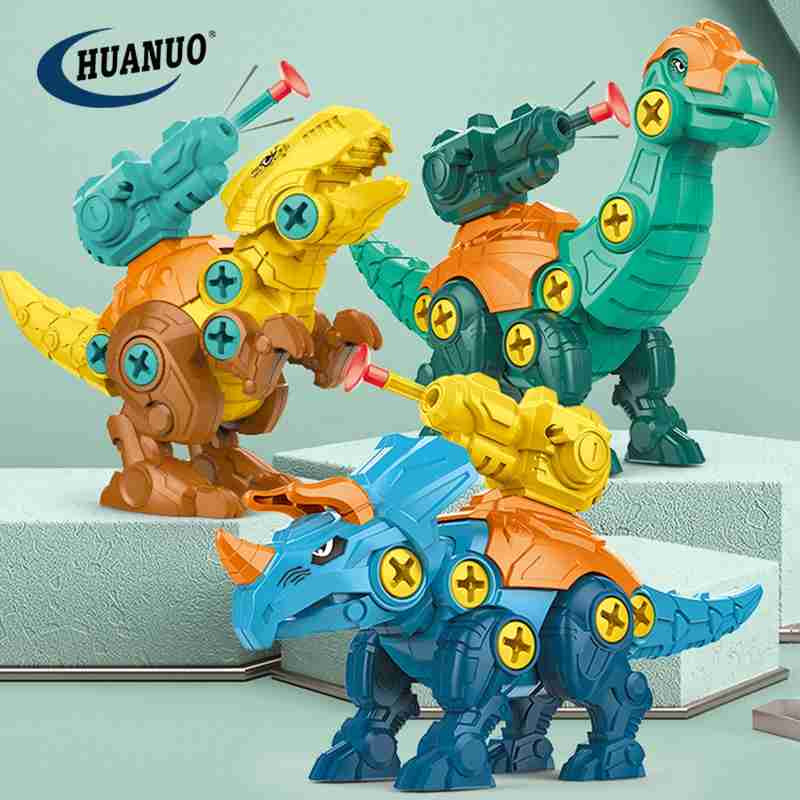 🦖 ديناصورات التركيب القتالية – 4 في 1🦖