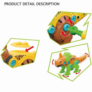 🦖 ديناصورات التركيب القتالية – 4 في 1🦖