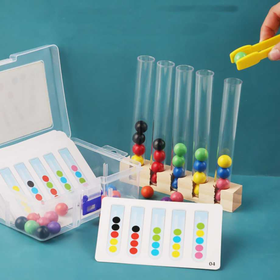 🧠 تحدي انابيب الالوان