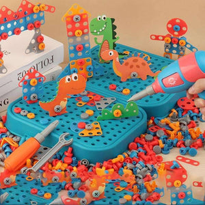 🎒شنطة تكوين الأشكال 3D مع 298 قطعة🏗️