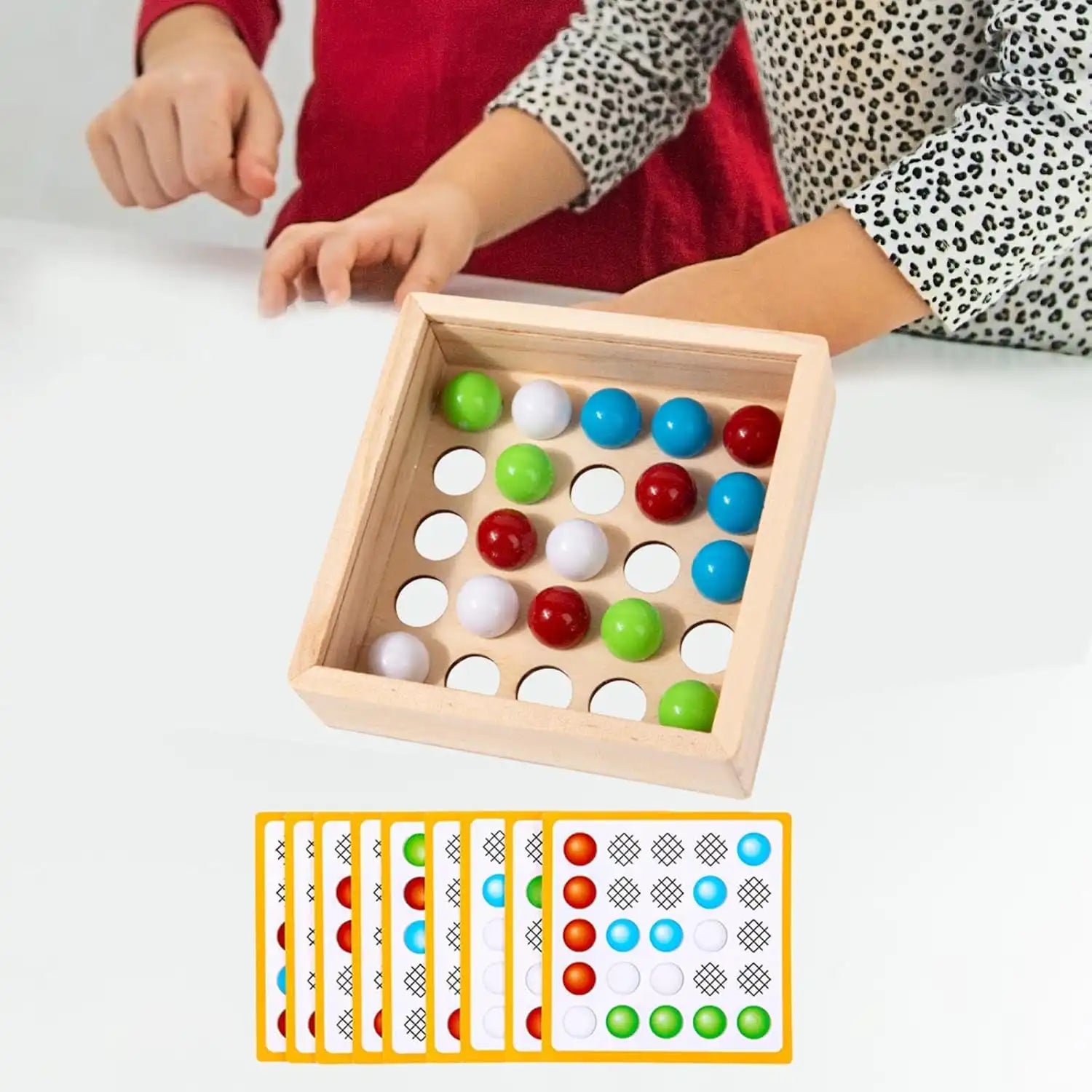 🧠 تحدي الأصابع الذكية – Finger Beads
