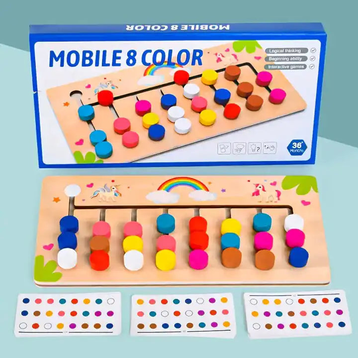 ترتيب الألوان التعليمية – Mobile 8 Color