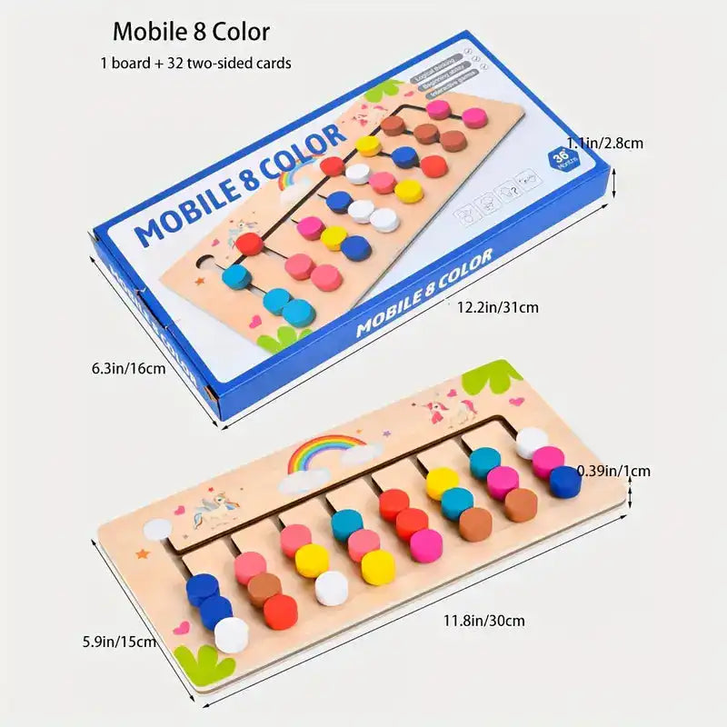 ترتيب الألوان التعليمية – Mobile 8 Color