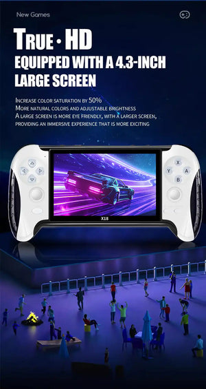 X18VideoGame🎮 جهاز ألعاب الفيديو المحمول