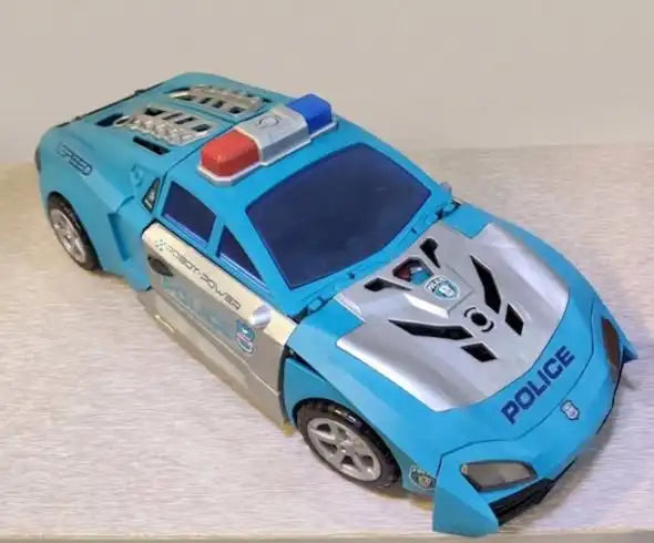 🚓 لعبة سيارة الشرطة المتحولة – Robot Police Car