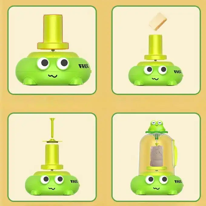 🐸 لعبة تشكيل الفخار للأطفال – Kids Mini Pottery Machine