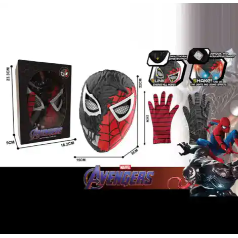 🕷️قناع الرجل العنكبوت الإلكتروني–Spider Mask Hero
