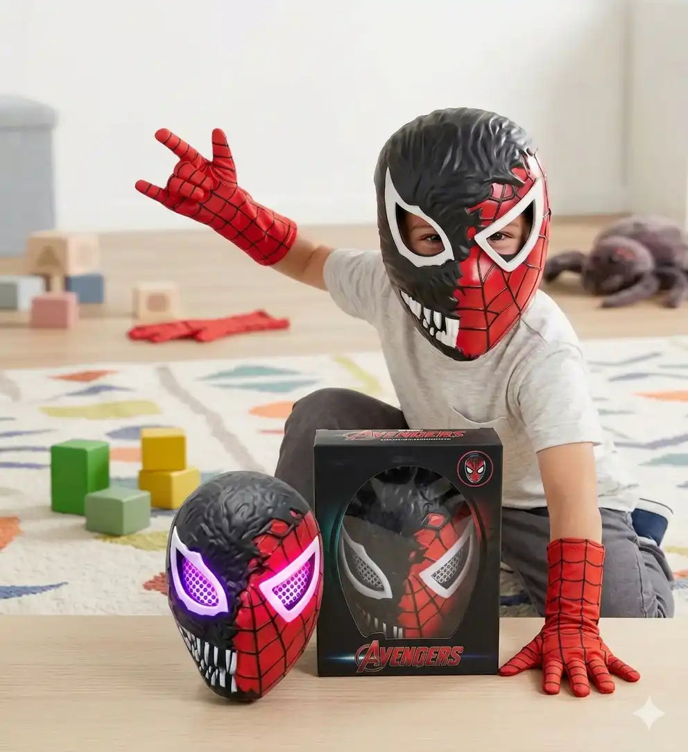 🕷️قناع الرجل العنكبوت الإلكتروني–Spider Mask Hero