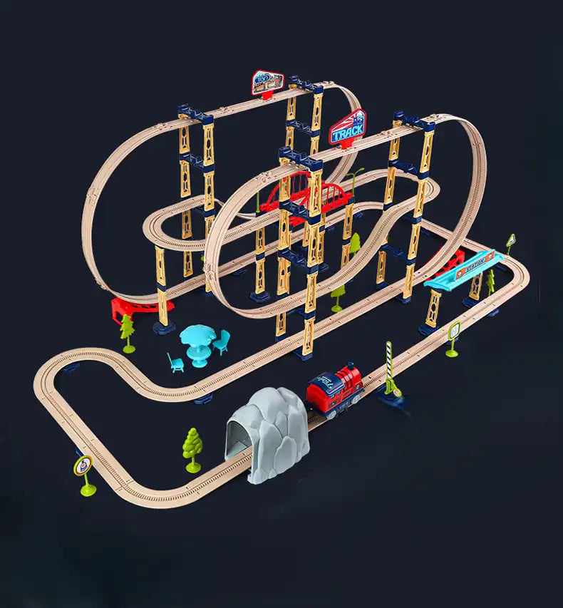 🚂 لعبة قطار المسارات 146 قطعه– Track City Train Set
