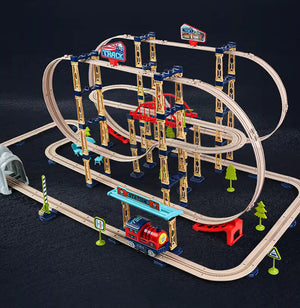 🚂 لعبة قطار المسارات 146 قطعه– Track City Train Set